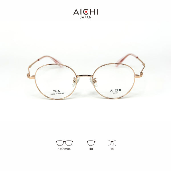 AICHI JAPAN 33056 กรอบแว่นไอจิ แว่นสายตา แว่นกรองแสงออโต้ กรองแสงสีฟ้า สายตาสั้น ยาว แว่นแฟชั่น