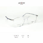 AICHI JAPAN 8606 กรอบแว่นไอจิ แว่นสายตา แว่นกรองแสงออโต้ กรองแสงสีฟ้า สายตาสั้น ยาว แว่นแฟชั่น