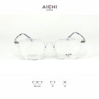 AICHI JAPAN 8606 กรอบแว่นไอจิ แว่นสายตา แว่นกรองแสงออโต้ กรองแสงสีฟ้า สายตาสั้น ยาว แว่นแฟชั่น